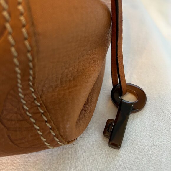 Fossil Tooled Leather Shoulder Bag - Picture 7 of 10
